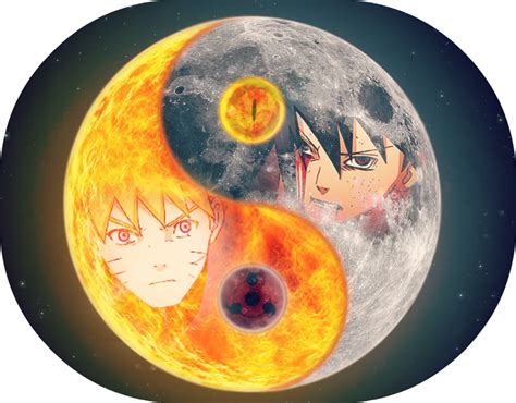 naruto yin yang|naruto and sasuke yin yang.